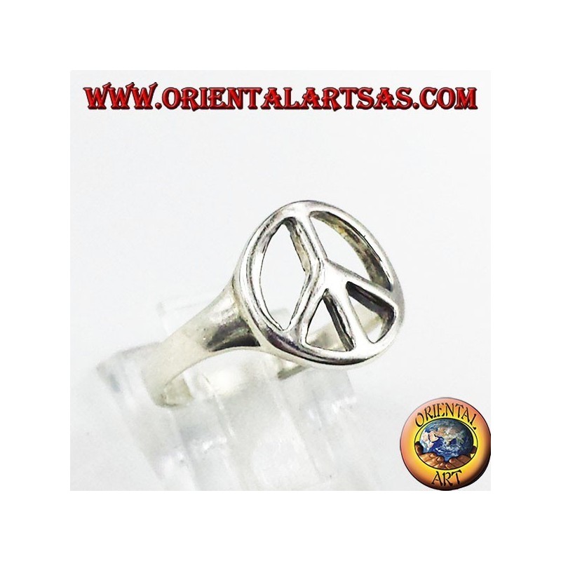 Bague en argent, un symbole de paix
