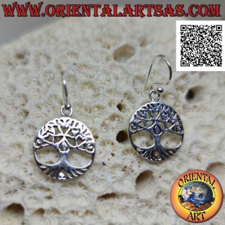 Orecchini in argento, Yggdrasil o albero della vita, strumento per riappropiarsi della propria identità