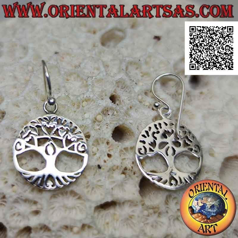 Pendientes de plata, Yggdrasil o árbol de la vida, una herramienta para recuperar la identidad.