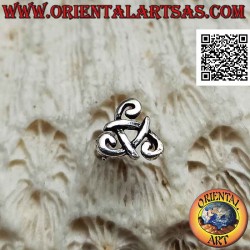 Mini silver earring, Odin's...