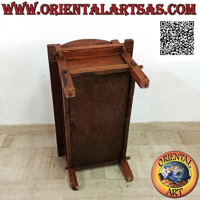 Bench - chest "Jodang" antique original smooth in antique teak wood (can be opened)