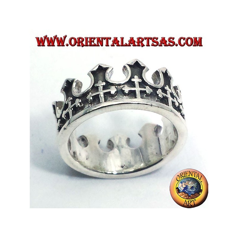 Bague en argent de la couronne du roi