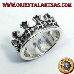 Bague en argent de la couronne du roi