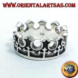 Bague en argent de la couronne du roi