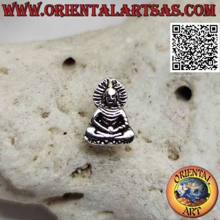 Silver mini earring, "Dhyana Mudra - symbol of meditation and wisdom" great