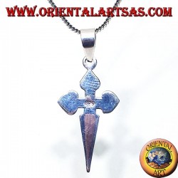 colgante de plata, la cruz de Santiago