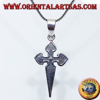 pendentif en argent, La Croix de Santiago