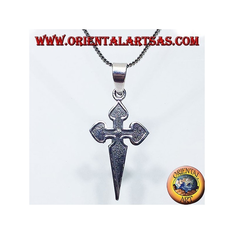 silver pendant, The Cross of Santiago