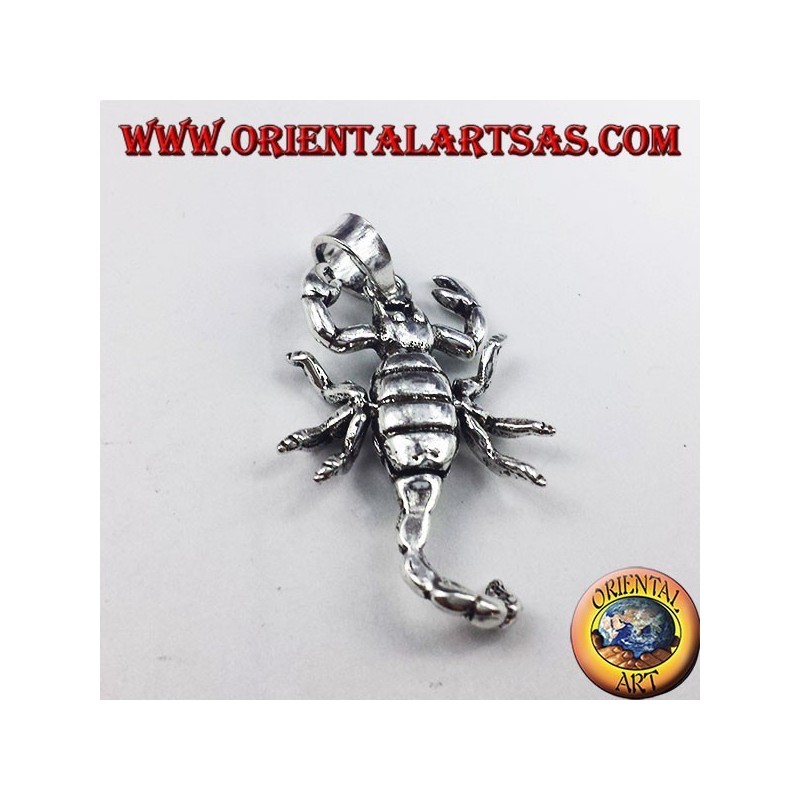 Silber Anhänger, dreidimensionale Mobil Skorpion