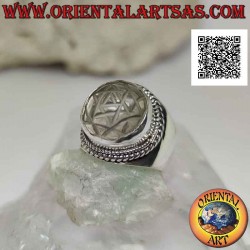Silver ring with Sri Yantra...