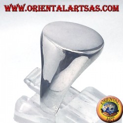 anneau de chevalier d'argent rond, 15mm. "Ø"