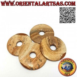 Disc / donut pendant in a...