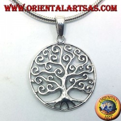 Ciondolo albero della vita Klimt in argento