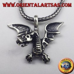 pendentif en argent dragon celtique