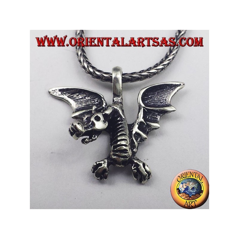 silver pendant Celtic Dragon