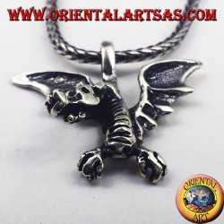 pendentif en argent dragon celtique