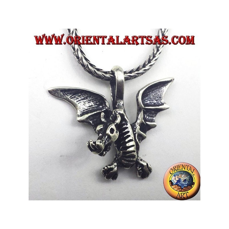 Silber Anhänger Celtic Dragon