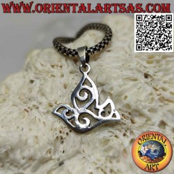 Silver pendant, the dove of...