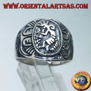 Bague en argent Kokopelli