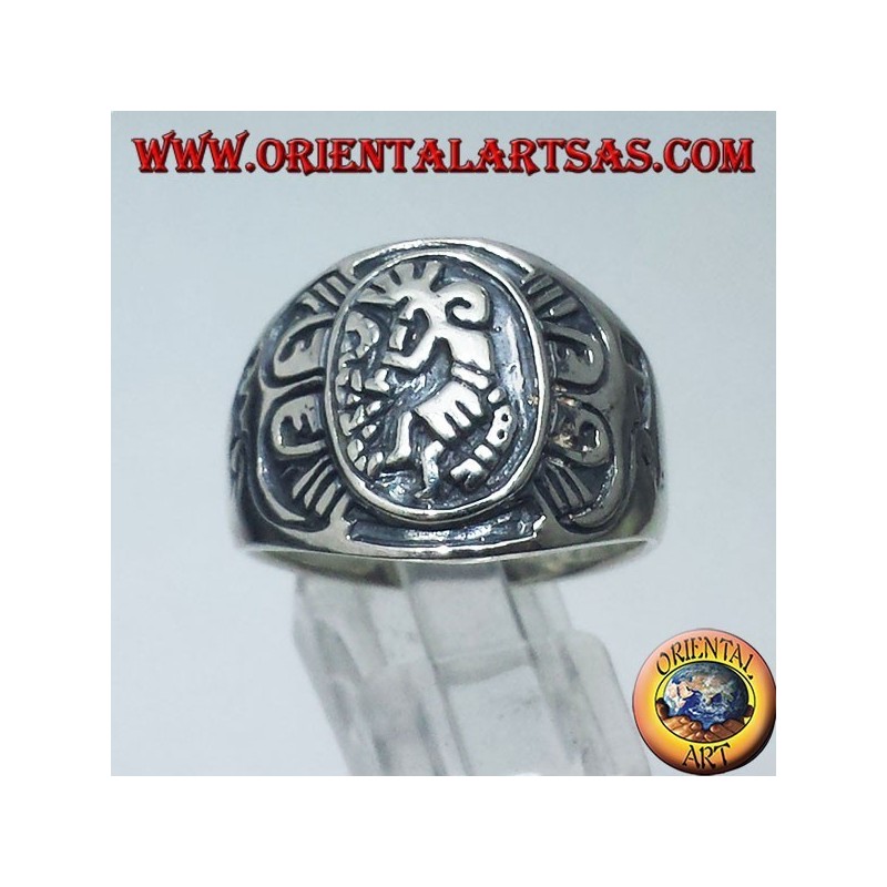 anello in argento Kokopelli