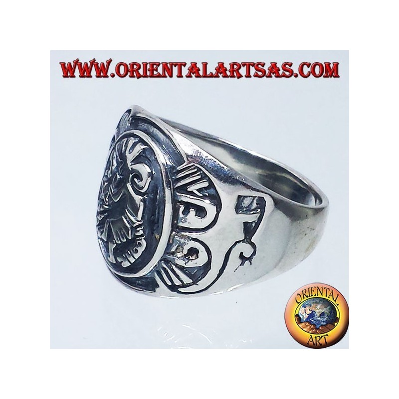 anillo de plata de Kokopelli