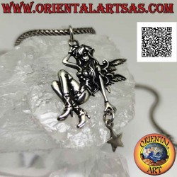 Silver pendant, the fairy...