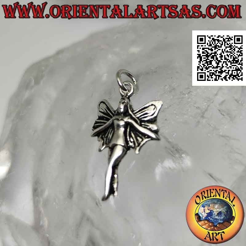 Pendentif en argent, la fée au tutu