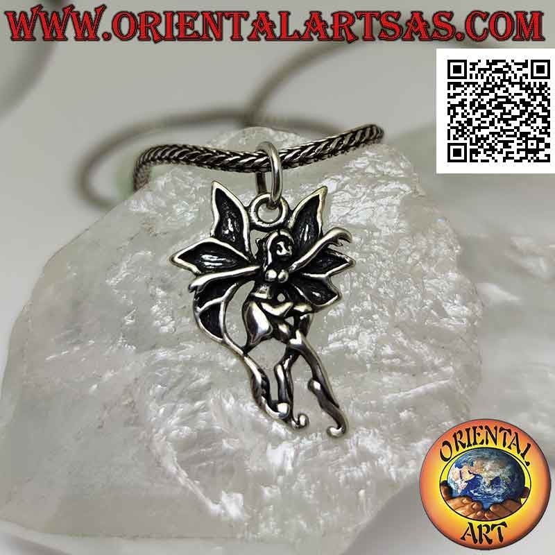 Pendentif en argent, la fée ballerine