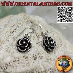 Silver leverback earrings...