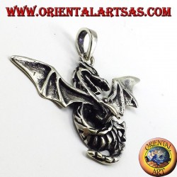 colgante de plata dragón alado celta