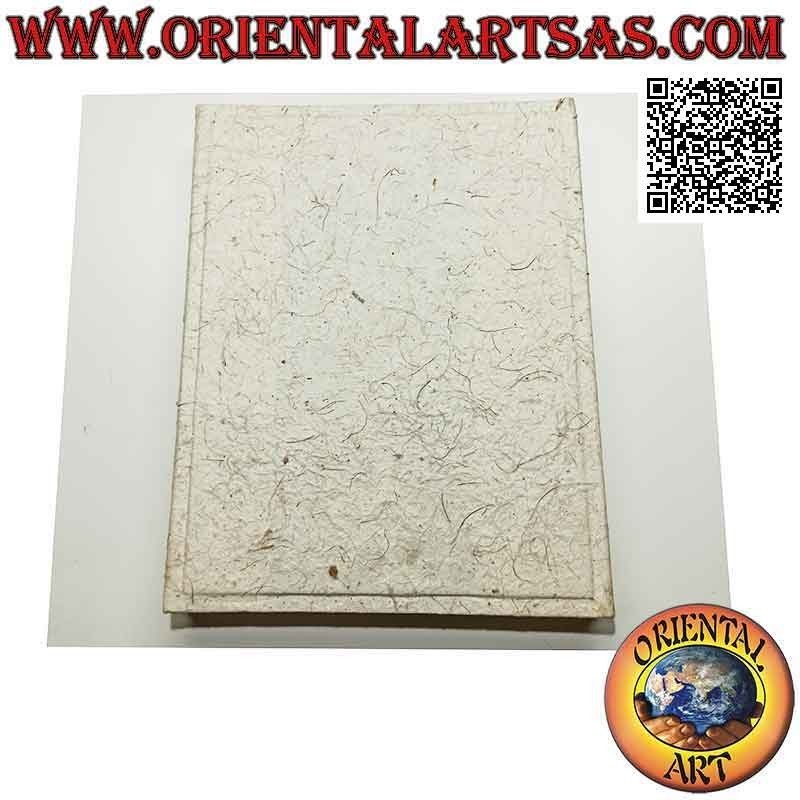 Rice paper photo album with two central closure buttons, 40 cm (16x2 sheets of 2)