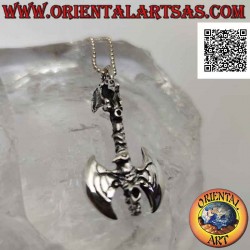 Pendentif en argent, double...