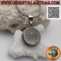 Pendentif en argent avec...