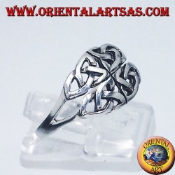 Bague en argent, Iona Celtic symbole de noeud