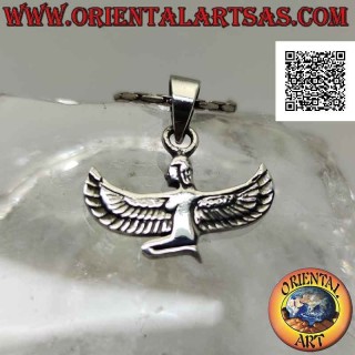 Silver pendant, Isis (goddess of motherhood, fertility and magic) in profile (small)