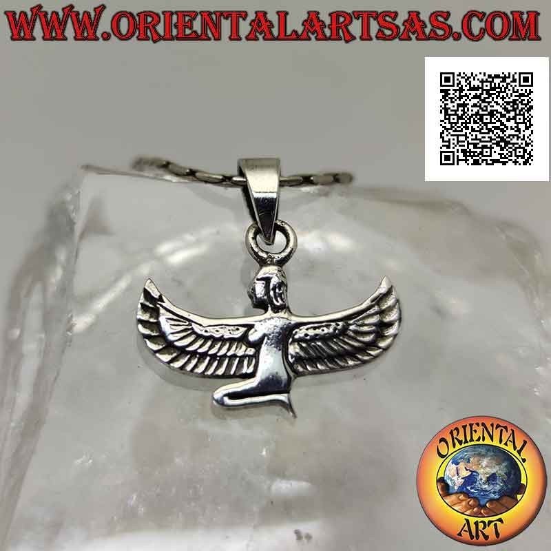 Pendentif en argent, Isis (déesse de la maternité, de la fertilité et de la magie) de profil (petit)