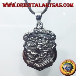 silver pendant, San Michele Arcangelo