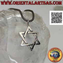 Silver pendant, star of...