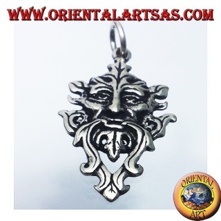pendentif argent, homme vert celtic
