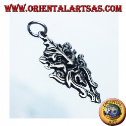 pendentif argent, homme vert celtic
