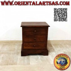 Low bedside table with...