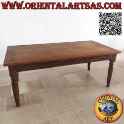 Table rectangulaire à décor...