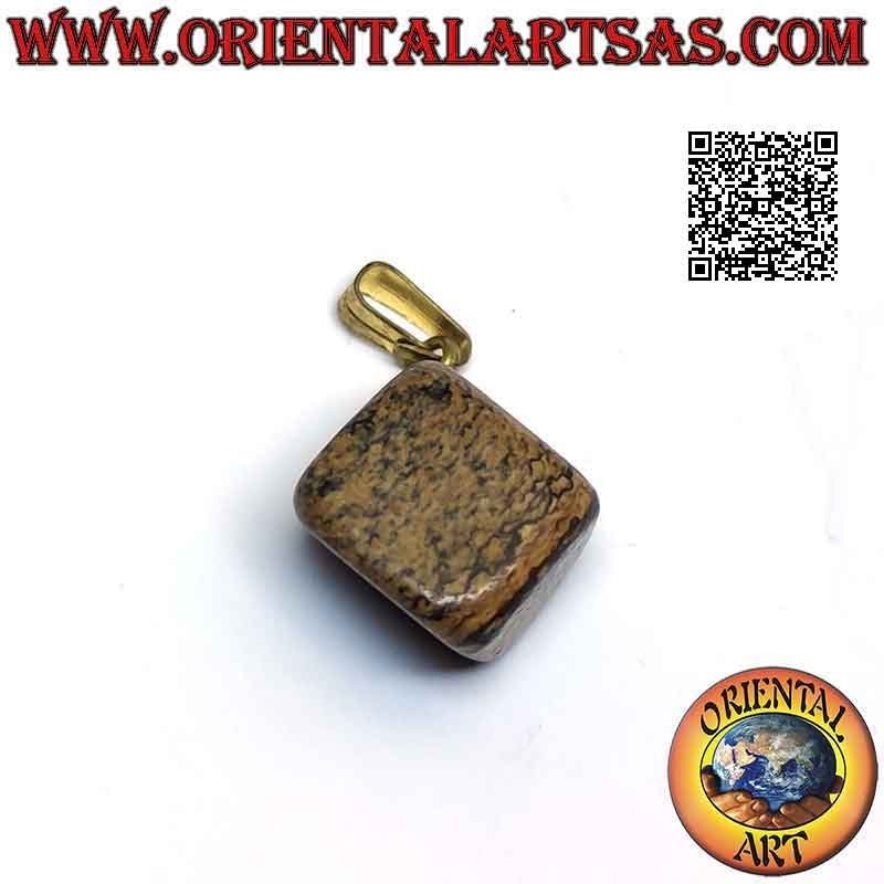 Paesina Naturstein Anhänger getrommelt hypoallergen | Oriental Art