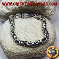 pulsera de plata, Borobudur mm cuadrados. 6.5 * 6.5