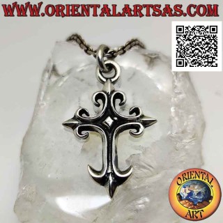 Silver pendant, Alcantara or Calatrava cross
