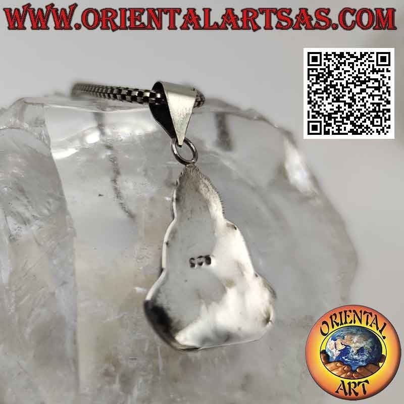 Silver pendant, the Buddha of blessing