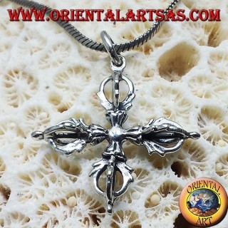 Vajra Anhänger in Silber