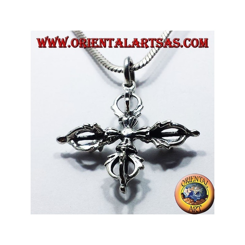 Vajra Anhänger in Silber