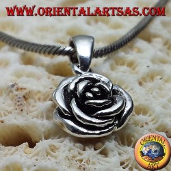 Rose Anhänger aus Silber