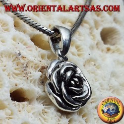 Rose Anhänger aus Silber